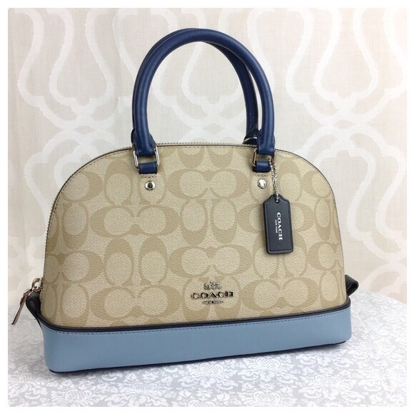 Coach Handbags - Coach Color-block Sierra Satchel